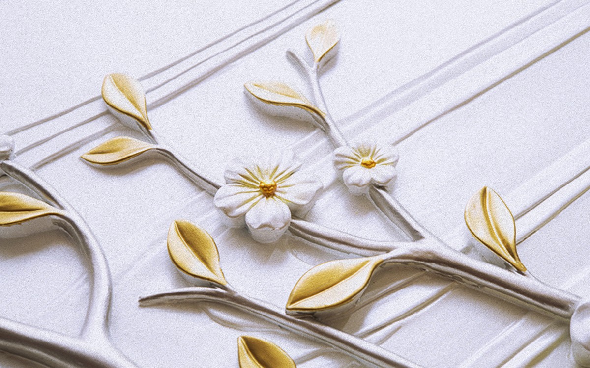 Фреска Чарующий блеск цветов